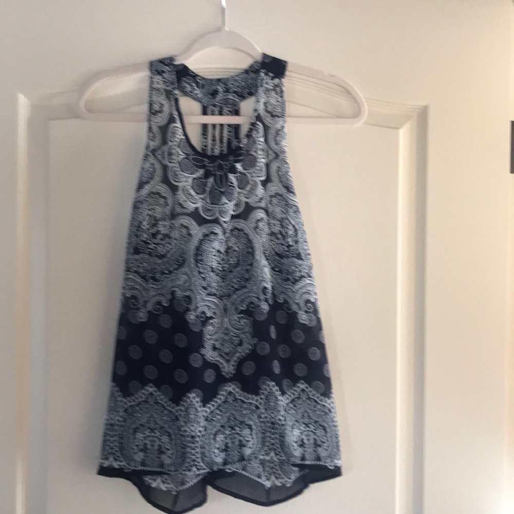 Sheer print tank